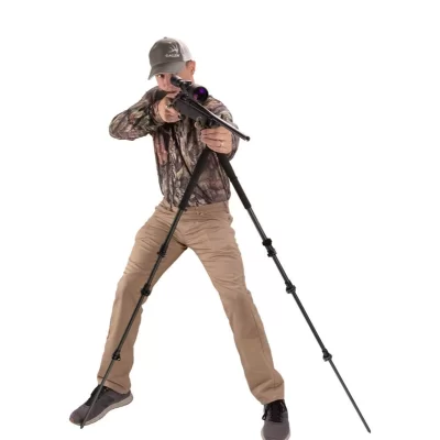Allen Company Axial Bipod Shooting Stick, 61" Max Height, Olive