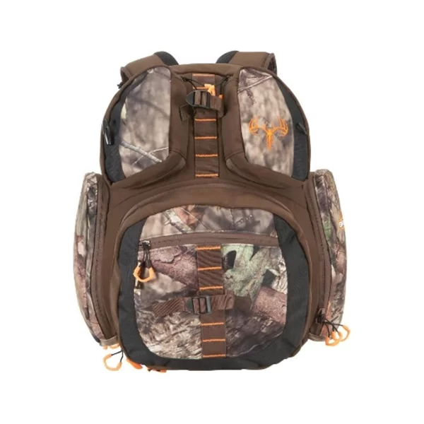 Allen Company Gear Fit Pursuit Bruiser Camo Treestand Hunting Backpack for Men and Women - Rifle and Bow Carry Bag - Holds Shoot