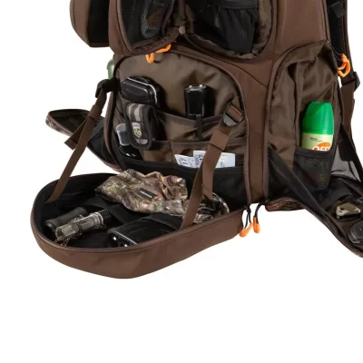 Allen Company Gear Fit Pursuit Bruiser Camo Treestand Hunting Backpack for Men and Women - Rifle and Bow Carry Bag - Hol