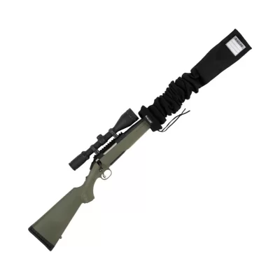 Allen Company 52" Gun Sock with Writeable ID Label, 52" Rifles with Scopes & Shotguns, Black