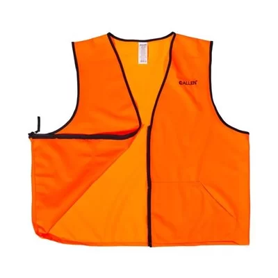 Allen Company Deluxe Blaze Orange Safety & Hunting Vest, 2-XL