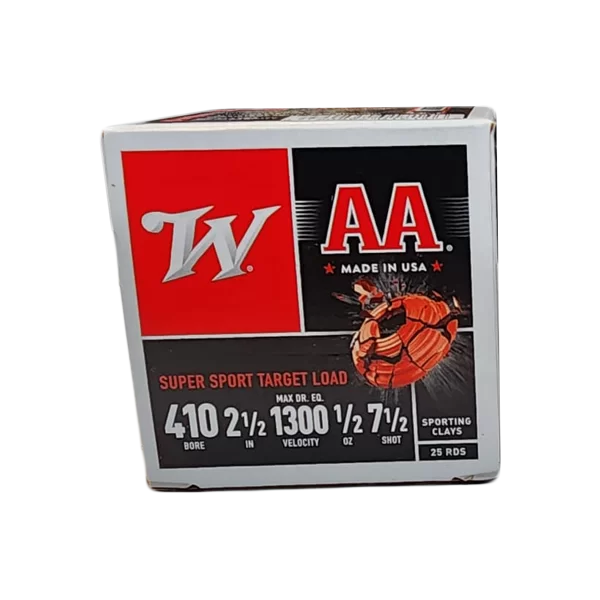 Winchester 410ga 2 1/2 1300Fps 1/2oz #7.5 AA Super Sport Target Load