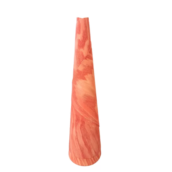 Hand-frabricated maple cone, orange
