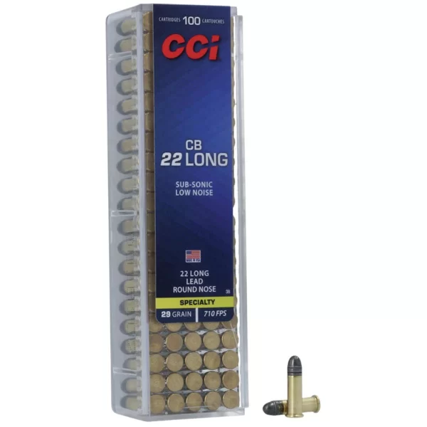 CCi CB 22LR Long Lead Round Nose - 29gr, 710fps