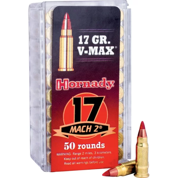 Hornady 17 gr. V-max mach 2 50 rounds
