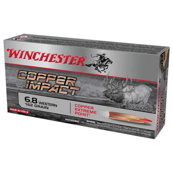 Winchester copper extreme point impact 6.8 western 162gr