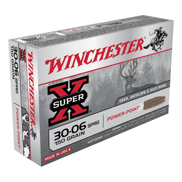 Winchester super x 30-06 sprg 150gr power-point