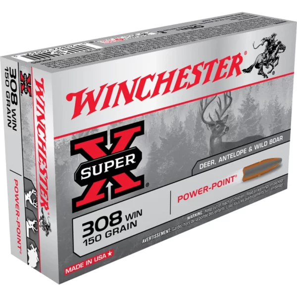 Winchester super x 308 win 150gr power-point