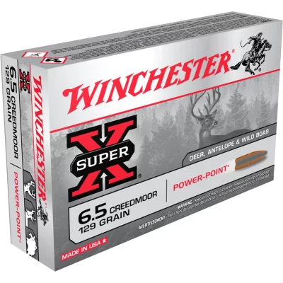Winchester super x 6.5 creedmoor 129gr power-point