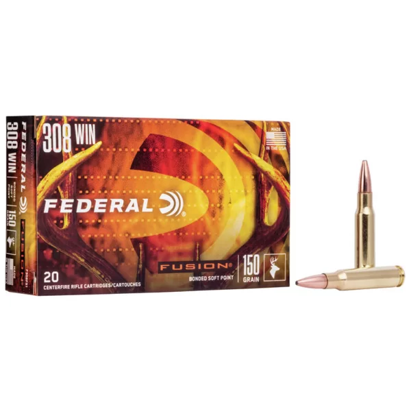 Federal Fusion 308 Win Bonded Soft Point 150gr