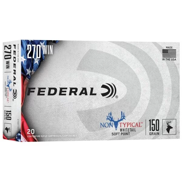 Federal 270 Win Whitetail Soft Point 150gr