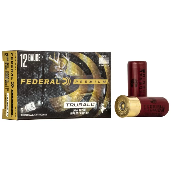 Federal Premium 12ga 2 3/4in 1300 Fps 1 oz Low Recoil Rifled Slug HP