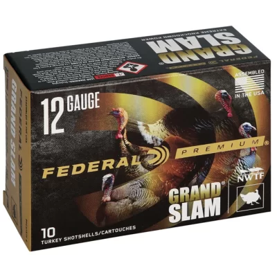 Federal premium grand slam turkey 12ga 3" 1200fps muz vel 1 3/4 oz 4 shot