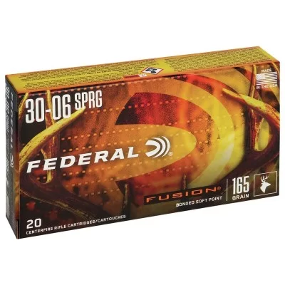 Federal Fusion 30-06 SPRG 165gr Bonded Soft Point
