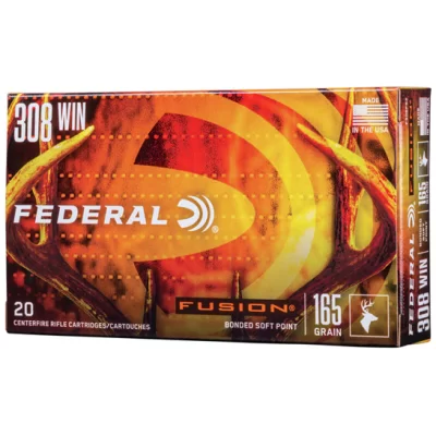 Federal fusion 308 win bonded soft point 165gr