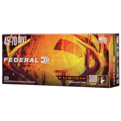 Federal fusion 45-70 govt bonded soft point 300 grain