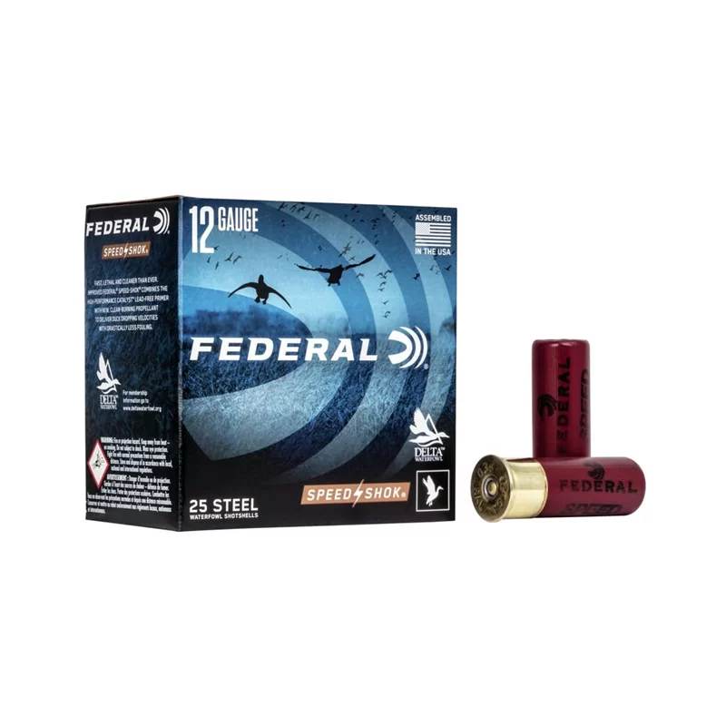 Federal ammunition steel 12ga 2 3/4 70mm 1 1/8 oz 32g bb