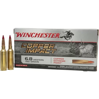 Winchester copper extreme point impact 6.8 western 162gr