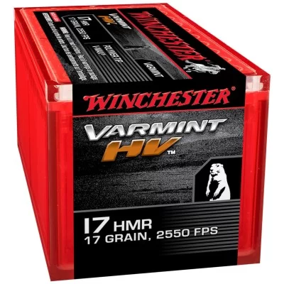 Winchester  Varmint 17 HMR 17gr 2550 Fps Polymer Tip
