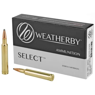 Weatherby ultra-high velocity ammunition select 300 wby mag 165gr interlock