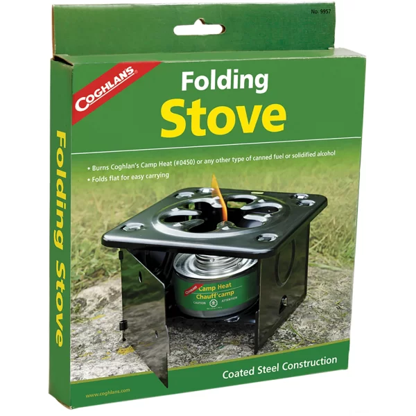 Folding camping stove