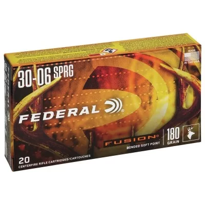 Federal Fusion 30-06 SPRG Bonded Soft Point 180gr