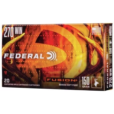 Federal Fusion 270 win 150gr Bonded soft point