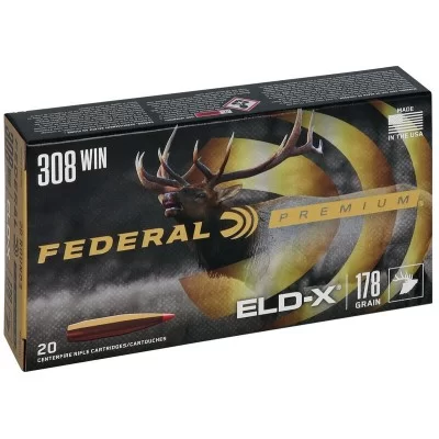 Federal Premium 308 win 178gr ELD-X