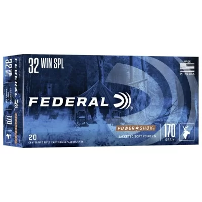 federal power shok 32 win special 170gr jacketed soft point
