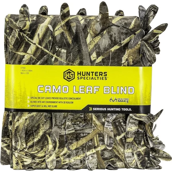 Camo Leaf Blind Realtree Max-5