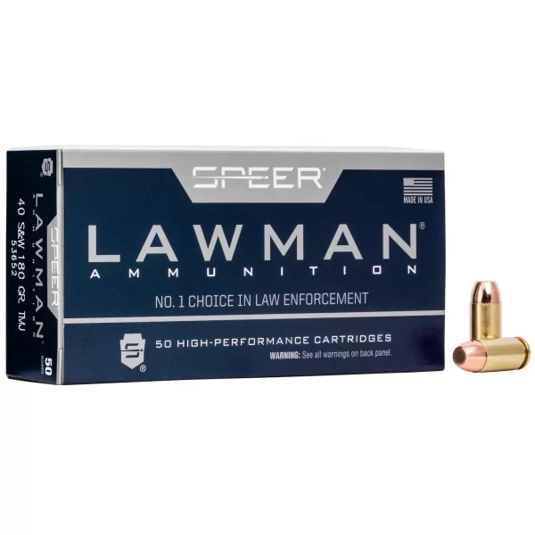 Lawman 40 S&W 180gr TMJ CF