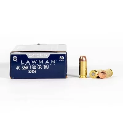 Lawman 40 S&W 180gr TMJ CF