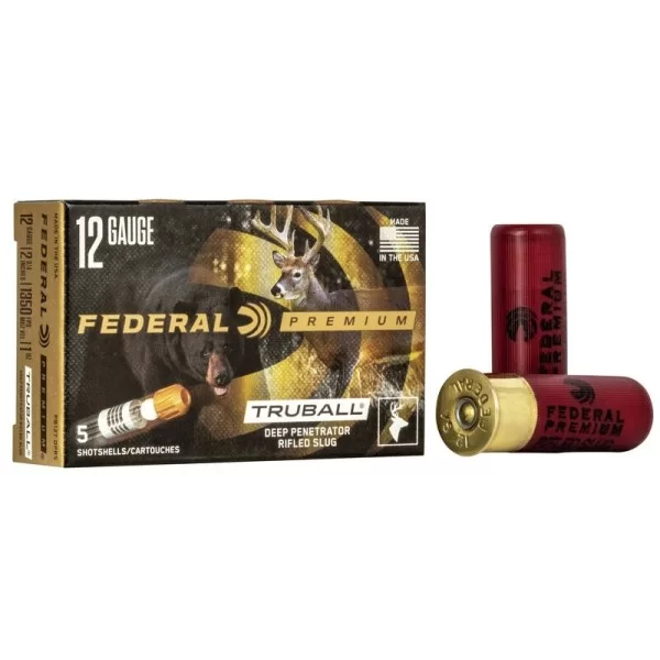 Federal Premium 12ga 2 3/4 1350fps 1 oz deep penetrator rifled slug