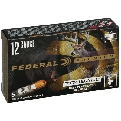 Federal Premium 12ga 2 3/4 1350fps 1 oz deep penetrator rifled slug