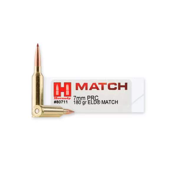 Hornady match 7mm PRC 180gr ELD match