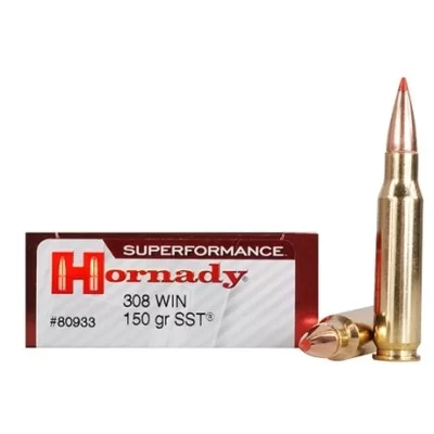 Hornady Superformance, 308 WIN, 165gr, SST