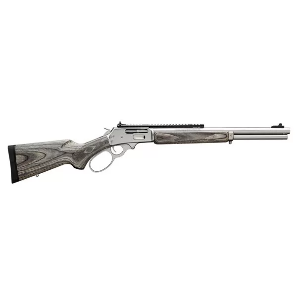 Marlin 1895 SBL Lever-Action Rifle 45-70 Govt Grey Laminate Polished Stainless 19" Threaded Barrel