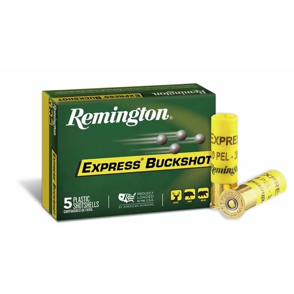 Remington 20ga Buckshot 2 3/4 000 buck 20 pellets
