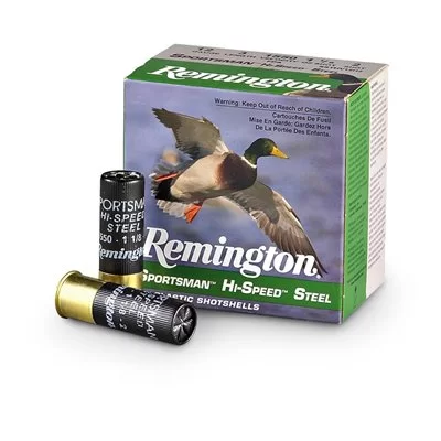Remington Hi-speed steel 12ga 3in 1550fps 1 1/8oz shot 2