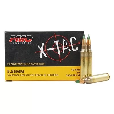 PMC 5.56 X 45mm 62 GR GREEN TIP 20RDS
