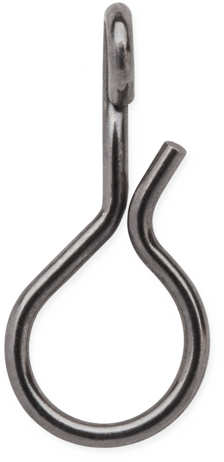BSFSP Snap rapide en acier inoxydable noir