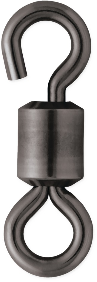 BSOERS Acier inoxydable noir, œil ouvert, roulettes pivotantes