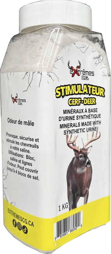 Extreme C.G. Stimulator, Deer Odor Powder 1 Kg New Fall 2025