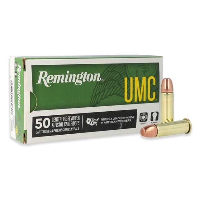 Remington Umc 50 Centerfire Pistol & Revolver Cartridges 38 Special 130gr Mc L38s11