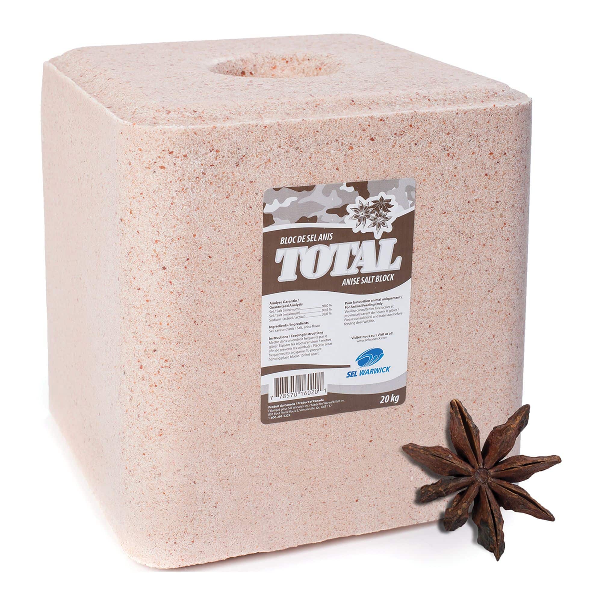Salt Block Total Anis Flavor 20 Kilos