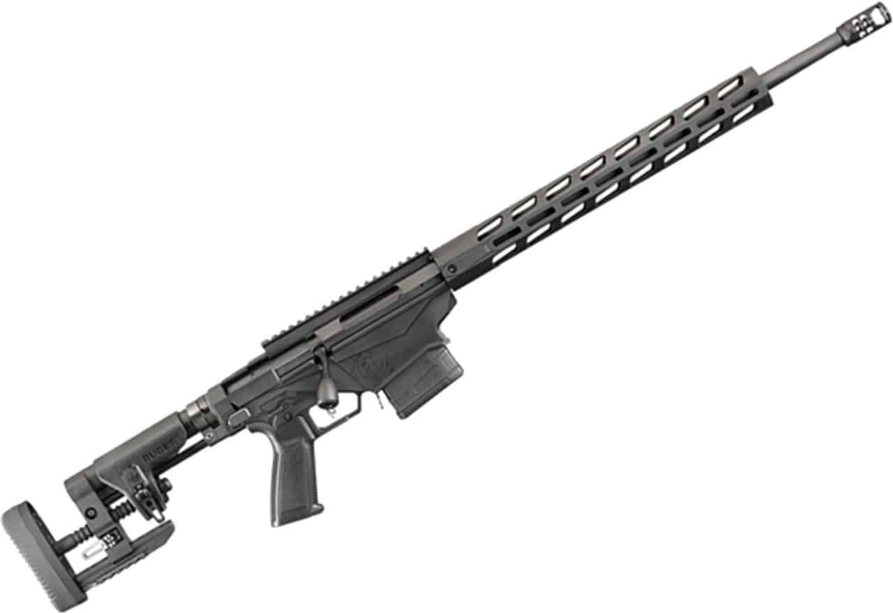 Ruger precision rifle 6.5 crm 24in 10rd adj stk M-lok hanguard ambi safety hybrid muzzle