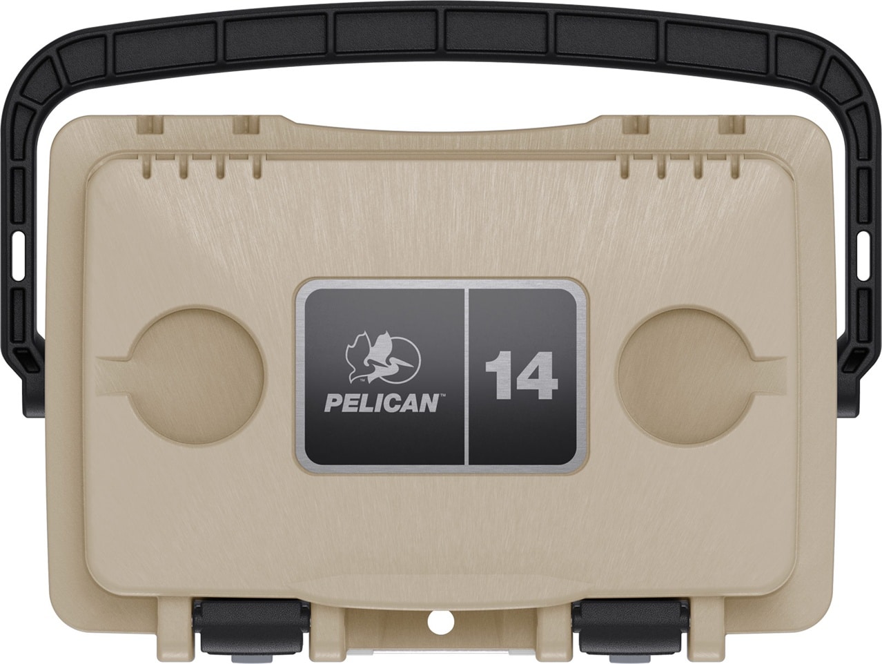 Pelican 14qt personal cooler tan / white