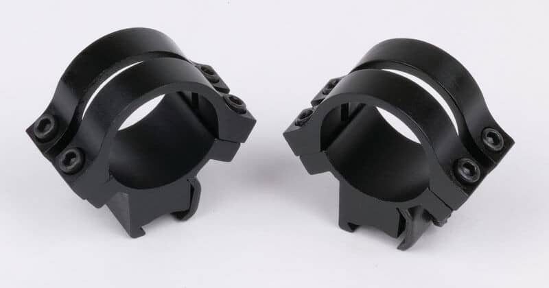 Quad Lock .22 tip off fits up to 36mm obj lens matte