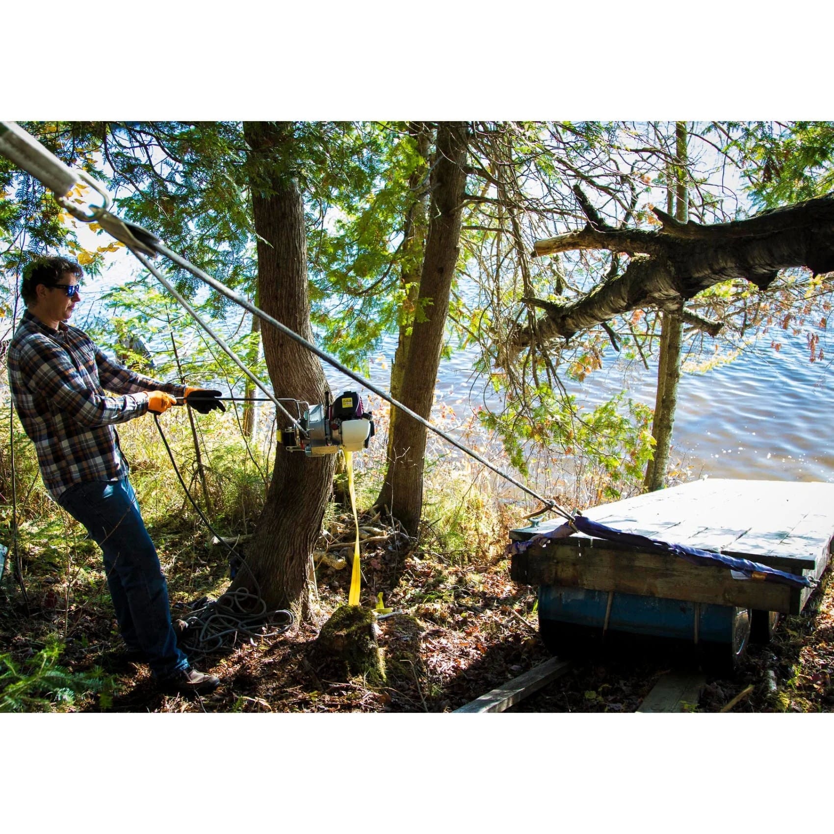 TREUIL PORTABLE À GAZ GX35 TREUIL PORTABLE À GAZ GX35