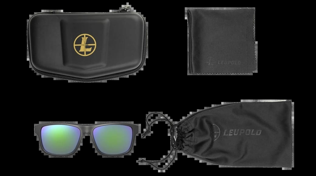 Leupold eyewear shooting glasses Katmai matte black emerald mirror